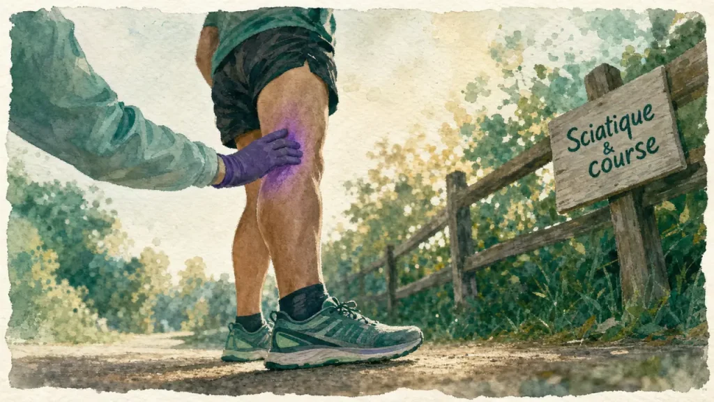 Courir avec une sciatique : quand s’arrêter, quand reprendre et quelles erreurs éviter
