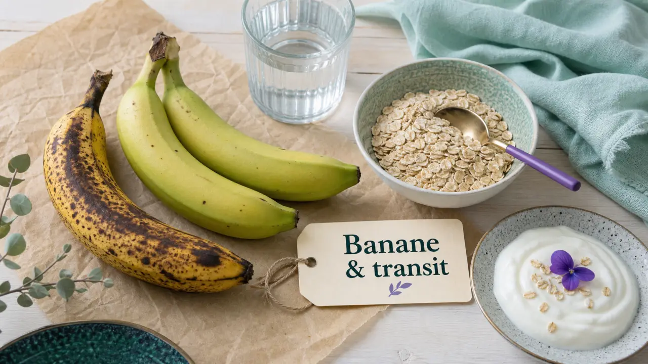 La banane constipe t elle : banane verte et mûre, transit