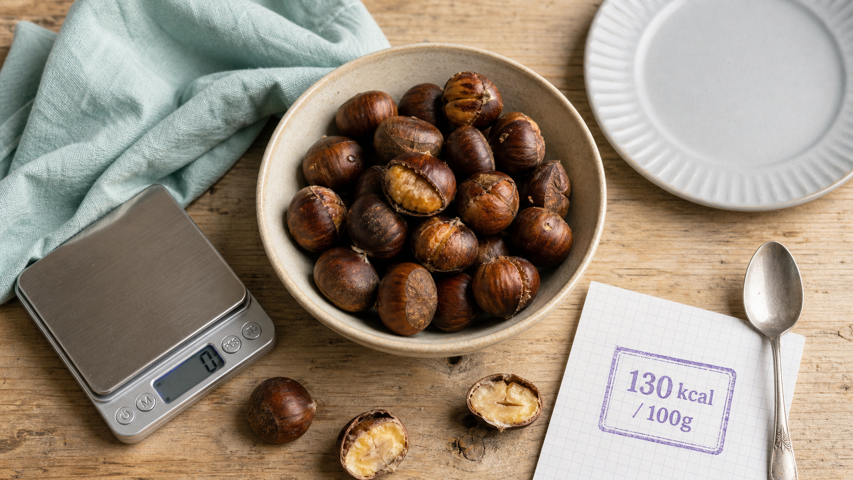 Les marrons font-ils grossir ? calories 130 à 210 pour 100 g selon cuisson