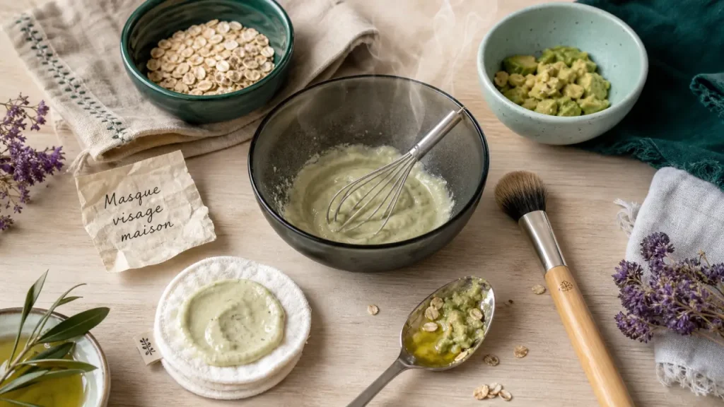 Masque pour le visage maison : recette selon peau