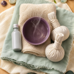 Massage thai aix en provence : huiles essentielles et serviette chaude