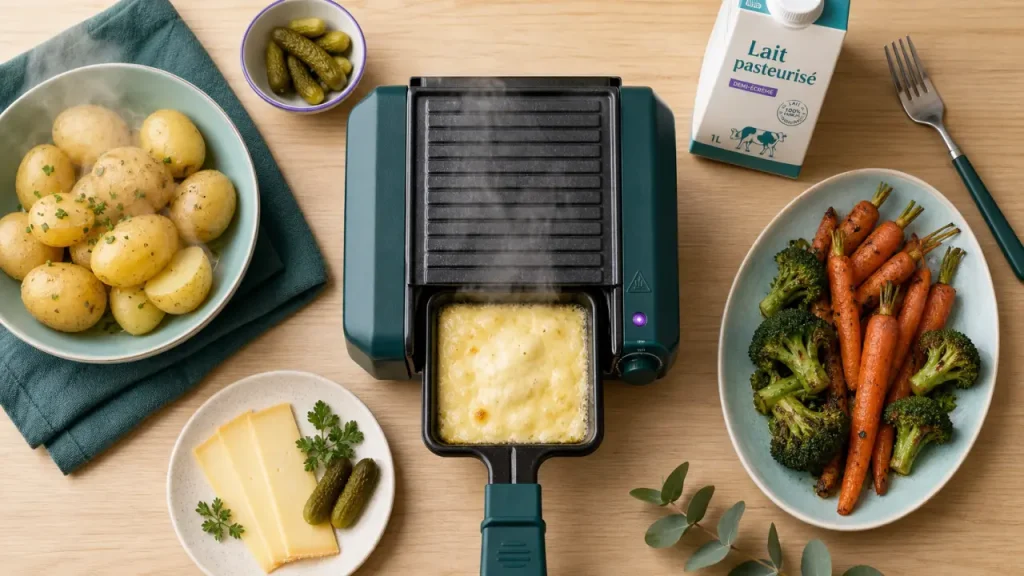 Raclette enceinte : fromage pasteurisé, cuisson à plus de 70°C et charcuteries à éviter