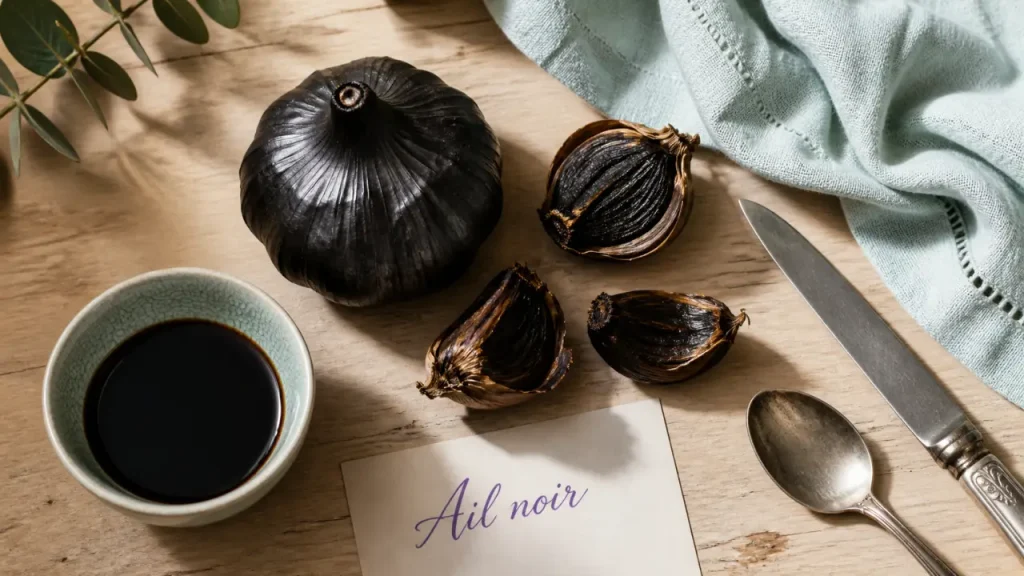 Ail noir : maturation, antioxydants, cholestérol et usages pratiques