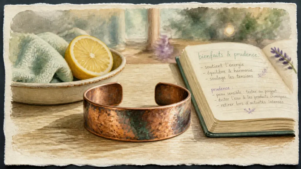 Bracelet en cuivre et douleurs articulaires : promesse traditionnelle, preuve scientifique et précautions