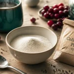 Collagène pur : poudre de collagène hydrolysé dans un bol