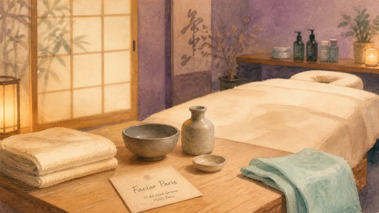 Facior Paris, la maison japonaise du bien être au 45 Bd Saint-Germain : intérieur zen japonais