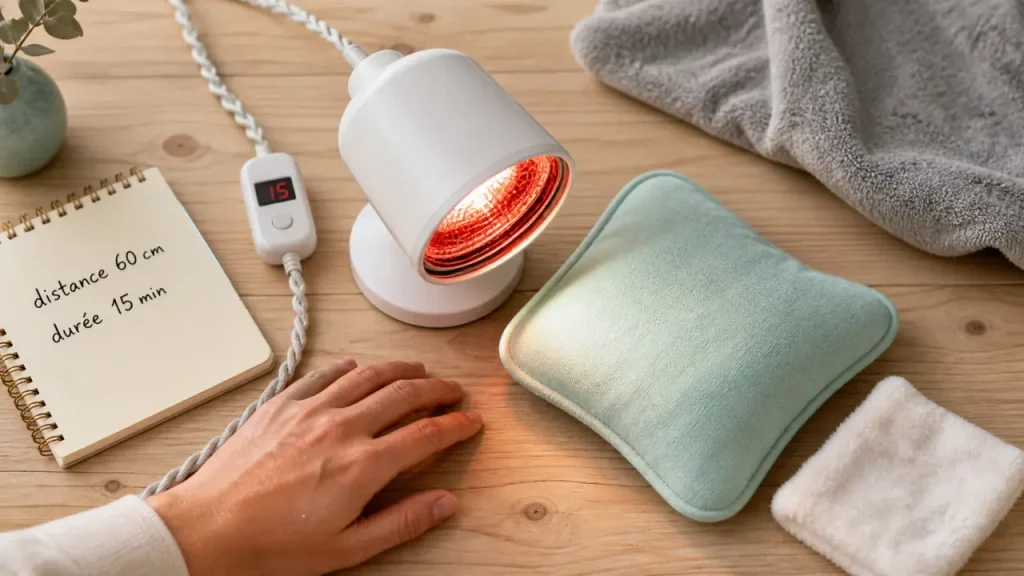 Lampe infrarouge : 60 cm, 15 minutes et les précautions pour l’utiliser sans risque