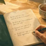 Les maux du corps et leur signification, questions corps, carnet et tisane