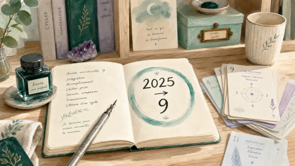 2025 en numérologie : une année 9 de bilan, de clôture et de renouveau