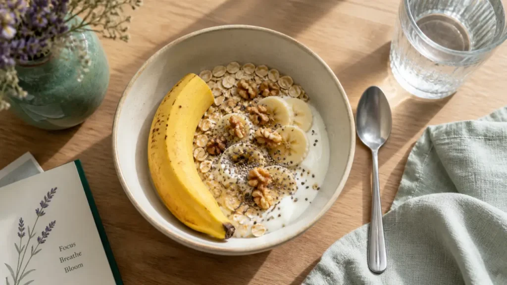 Banane le matin, seule ou dans un bol complet : la différence sur la glycémie
