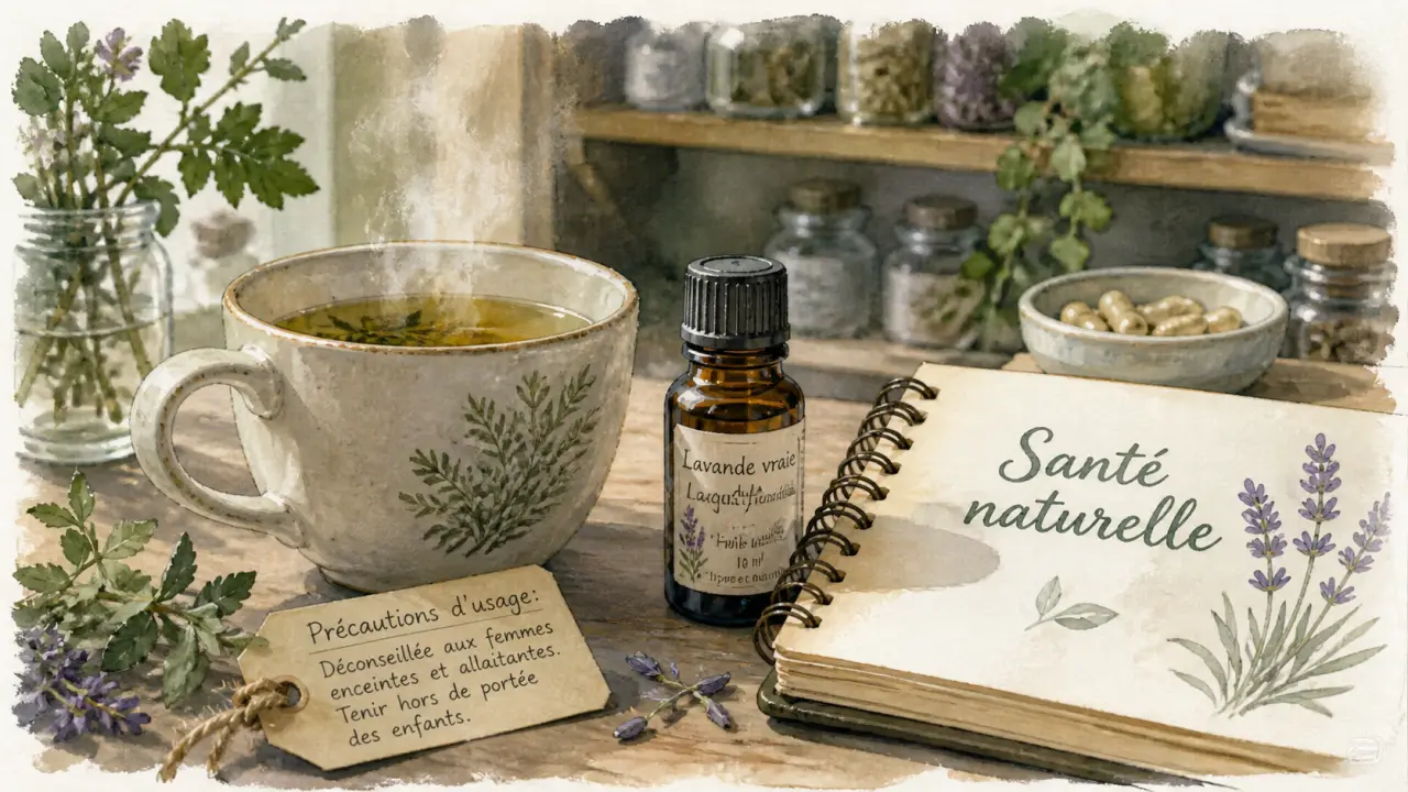 Santé naturelle : tisanes, plantes et huiles essentielles, précautions