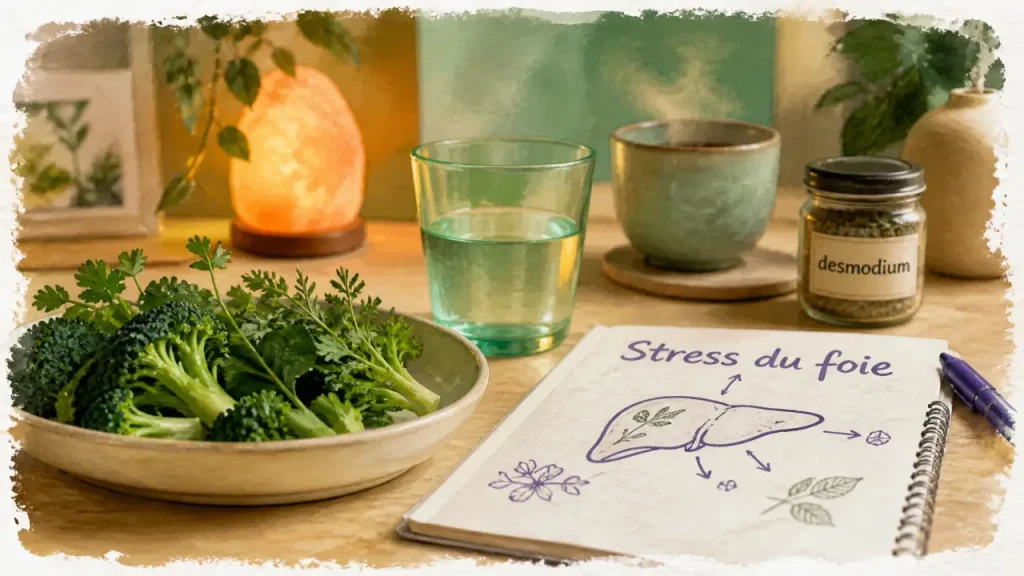 Stress du foie : quand cortisol, digestion ralentie et fatigue s’installent