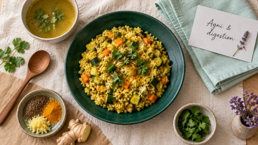 L’alimentation ayurvédique adapte les repas à la digestion et au dosha