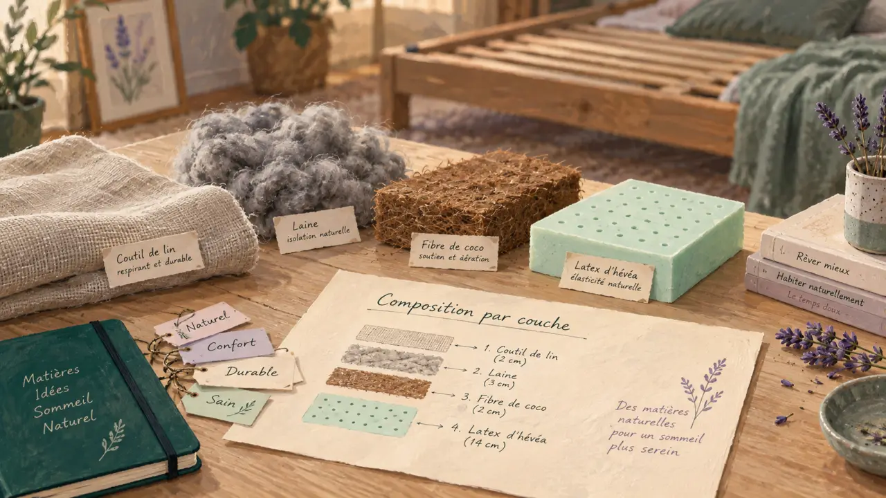 Literie naturelle : couches et composition par couches