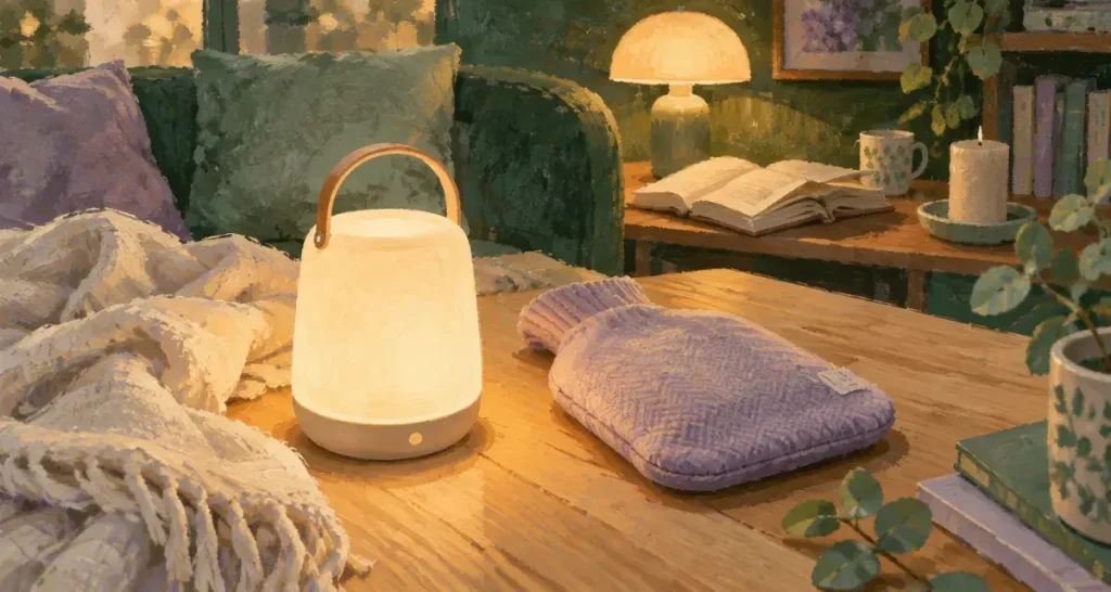 Nature zen : des objets lumineux et des massages pour créer une ambiance apaisée
