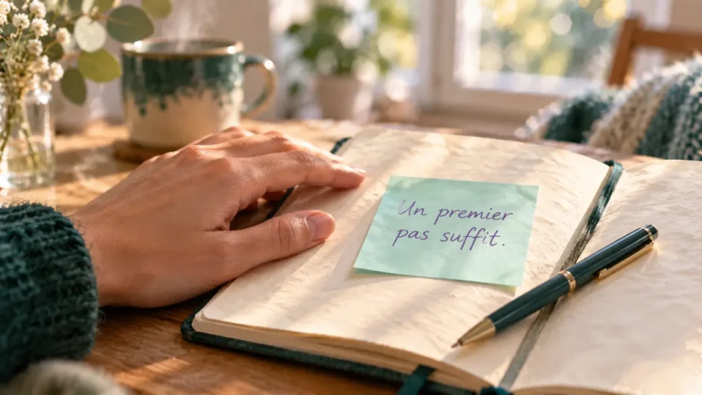 Pensée positive pour encourager : des mots qui soutiennent sans forcer à sourire