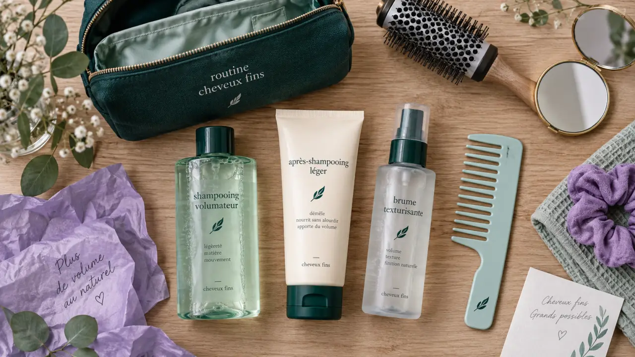 Soin cheveux fins : produits pour volume aux racines sans alourdir
